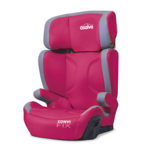 Cadeira de Auto Asalvo Convi Fix rosa - Grupo 2/3