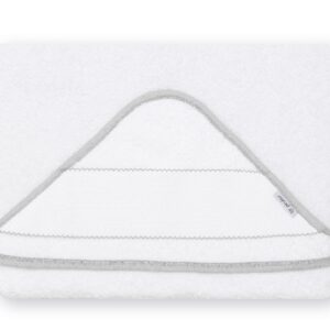 Maxicapa Banho 100X100 Panama Branco/Cinza
