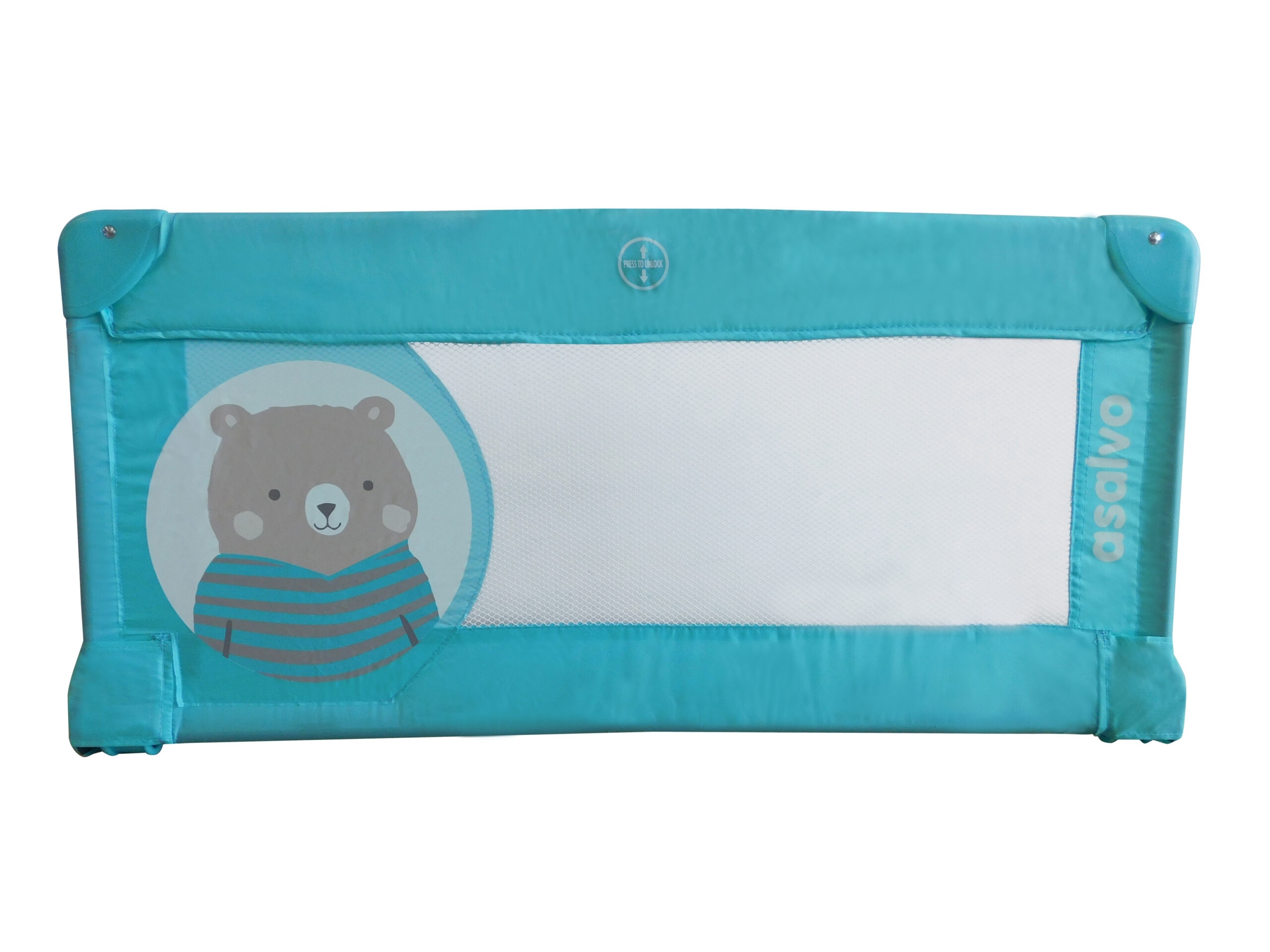 Barreira de Cama Ursinho Turquesa 90 cm de Asalvo