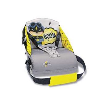 Cadeira de viagem Asalvo Capitán Asalvo cinzenta/amarela