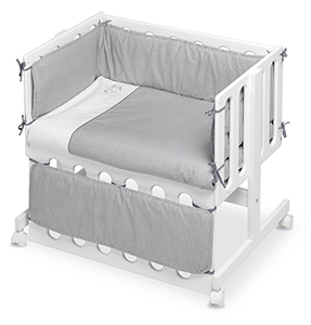 Miniberço Colecho Bca Luna Branco/Cinza