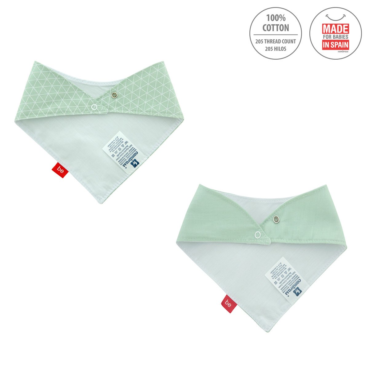 Babete Bandana Tri Pack 2 Be Moon Verde 38x18 - 44014 - Image 3