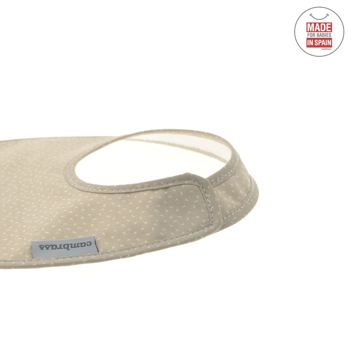Babete Redondo com Velcro Sky Beige/Chuva 16x19 - 44572 - Image 4
