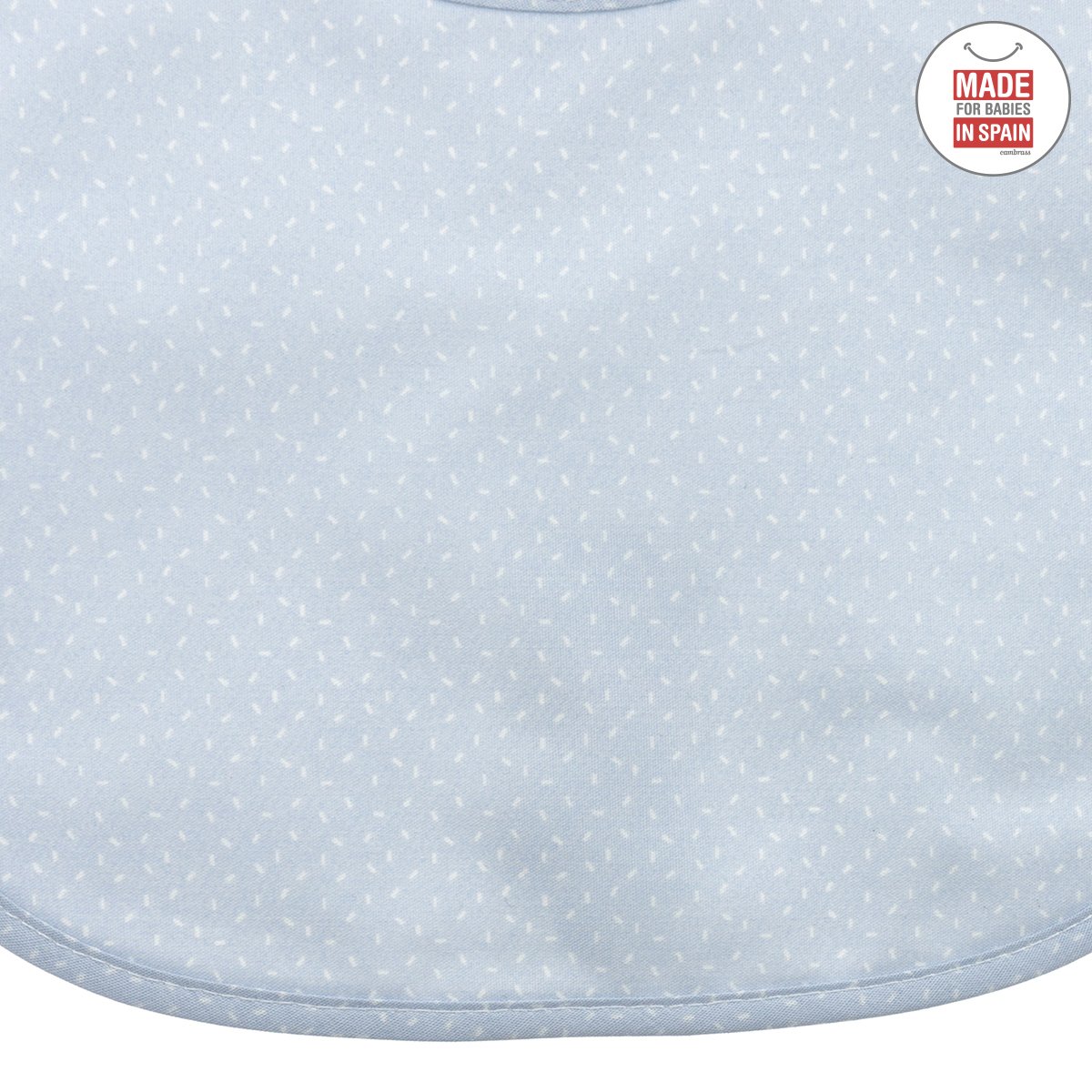 Babete Quadrado com Velcro Sky Azul Celeste/Chuva 20x26 - 44593 - Image 3