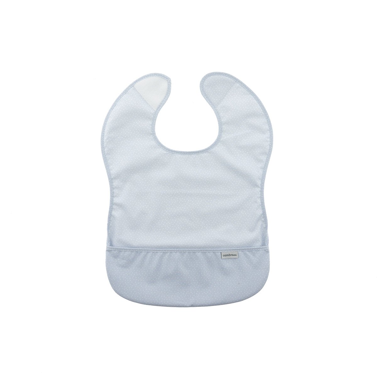 Babete Plastificado Quadrado Sky Azul Celeste/Chuva 28x36 - 44613