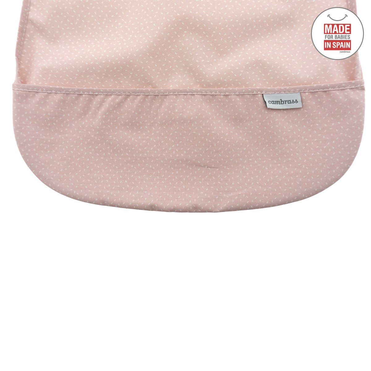 Babete Plastificado Quadrado Sky Rosa/Chuva 28x36 - 44614 - Image 3