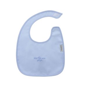 Babete Quadrado com Velcro Pio Pio Azul Celeste 20x26 - 44619