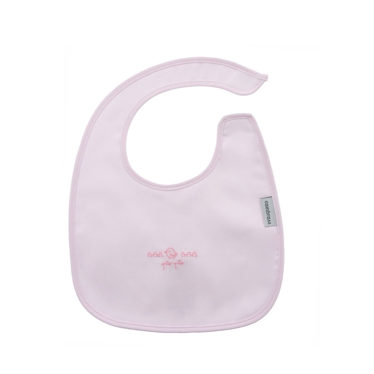 Babete Quadrado com Velcro Pio Pio Rosa 20x26 - 44620