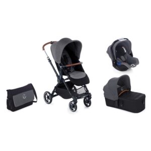 Cochecito 3 peças Micro Koos iSize Kendo de Jane - Jet Black