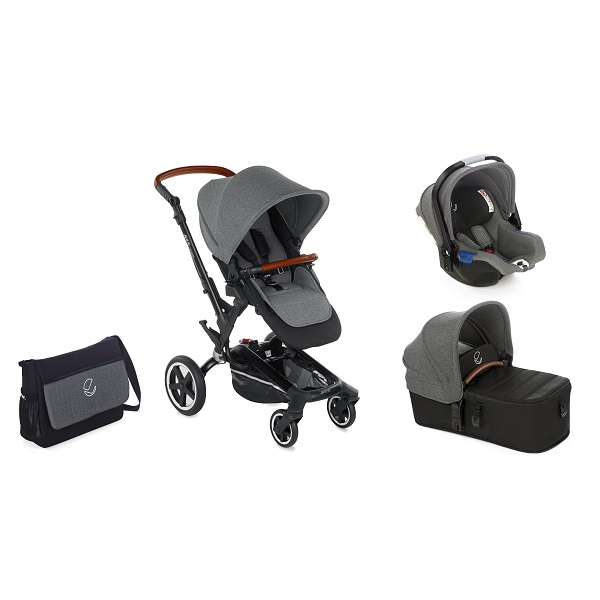 Cochecito 3 peças Micro Koos iSize Rider de Jane - Jet Black