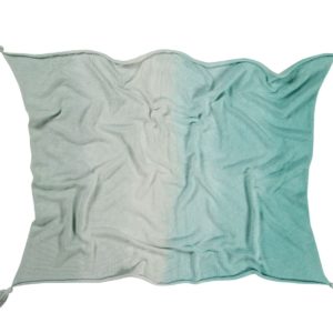 Manta Bebé Dégradé Menta/Baby Blanket Ombré Mint