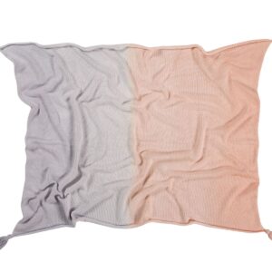 Manta Bebé Dégradé Rosa-Lavanda/ Baby Blanket Ombré Pink-Lavender