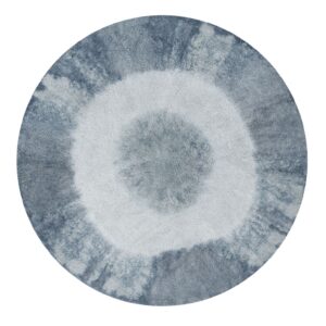 Tapete Lavavel Tie-Dye Azul Vintage Ø 150 cm de Lorena Canals