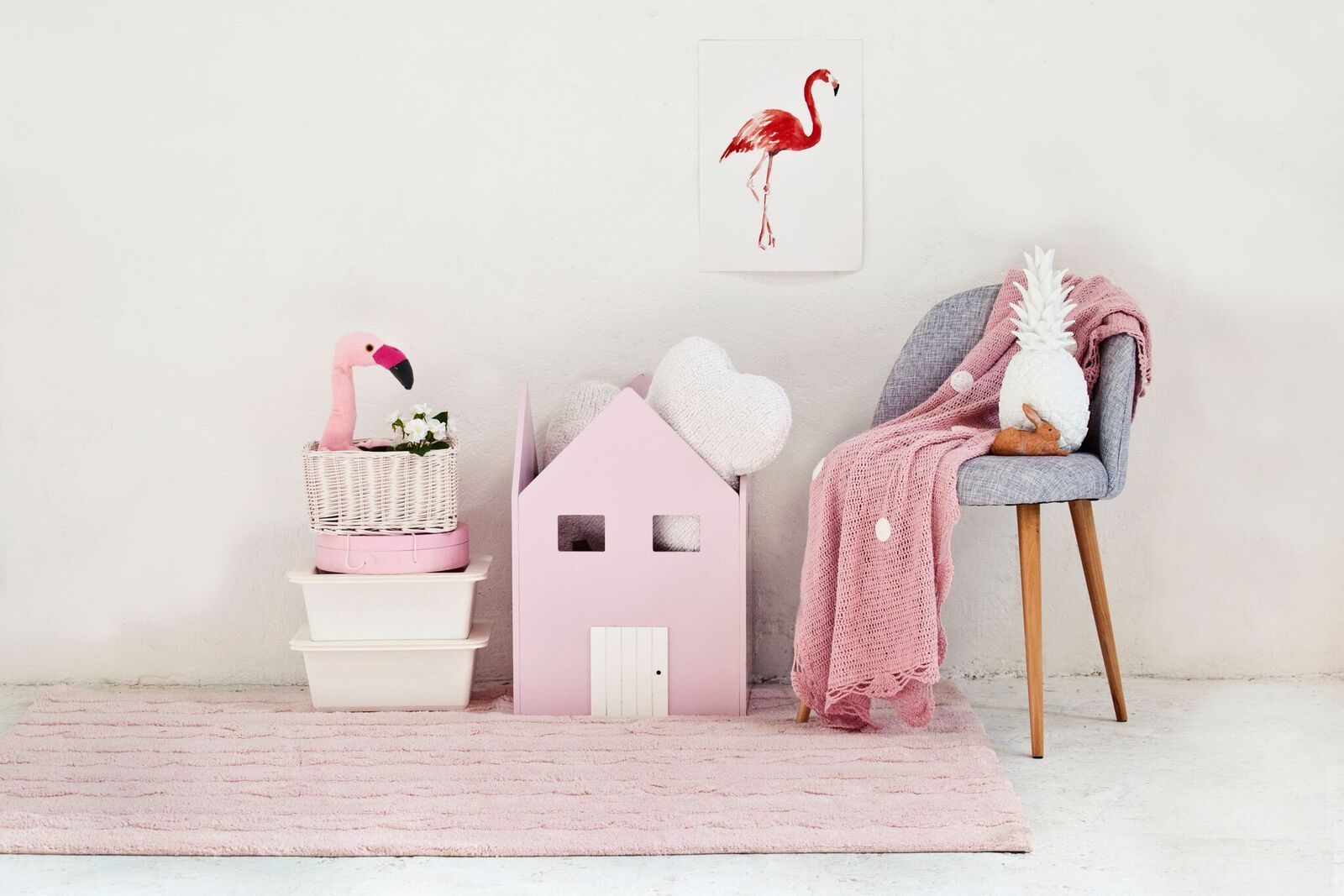 Tapete Lavavel Tranças Soft Pink - Lorena Canals 80x120 cm - Image 2