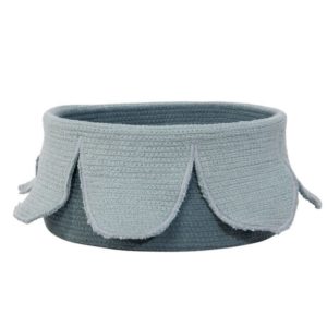 Cesta Petals Vintage Blue Dark Green Lorena Canals