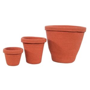 Pack 3 Cestas Pots Terracota Lorena Canals