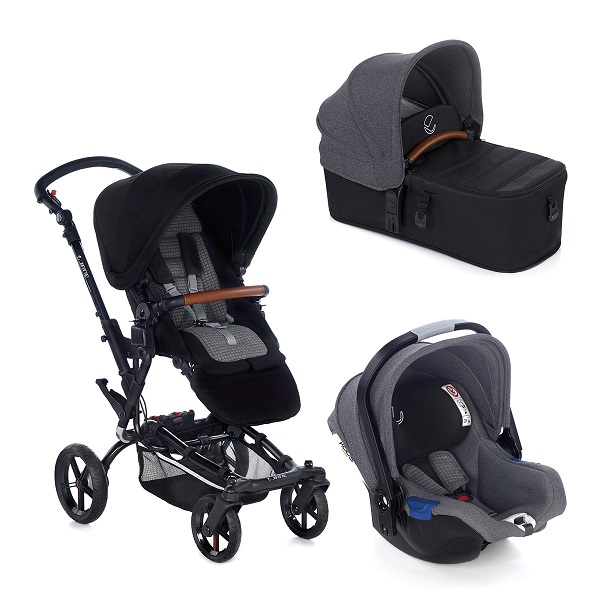 Cochecito 3 peças Micro Koos iSize Jane Epic - Jet Black
