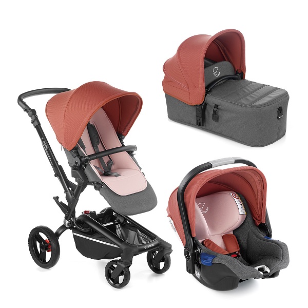Cochecito 3 peças Micro Koos iSize Jane Rider - Boho Pink