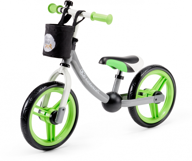 Kinderkraft Balance Bike 2Way próximo Verde/Cinza Z