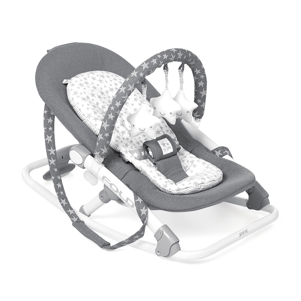 Espreguicadeira Jane Fold Cinza