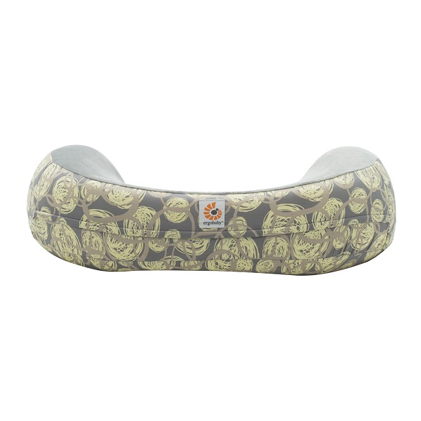 Funda Almohada de Lactancia Ergobaby Natural Curve - Redemoinhos amarelos