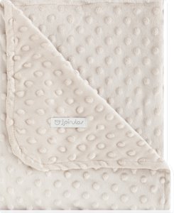 Manta doble cara 80x110 Dots Lino
