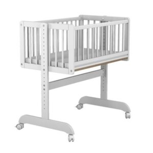 Miniberço colecho com vestidura AT4 - Blanco