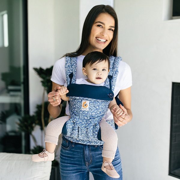 Mochila Portabebes Ergobaby 360 Cool Air - Batik Indigo - Image 2