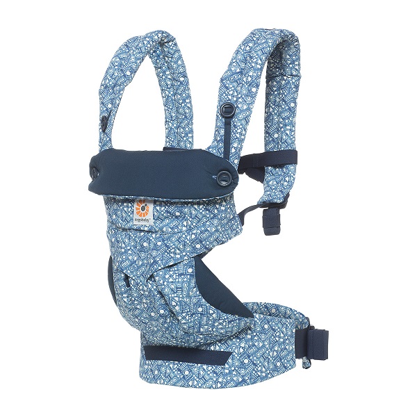 Mochila Portabebes Ergobaby 360 Cool Air - Batik Indigo