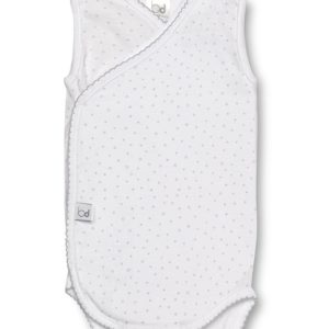 Pack 2 body sin mangas caja talla 6 m Star Branco e Gris