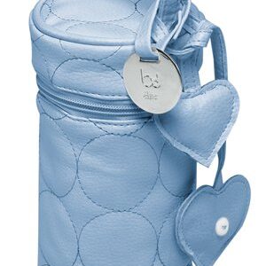 Portabiberones polipiel com acolchoamento Azul