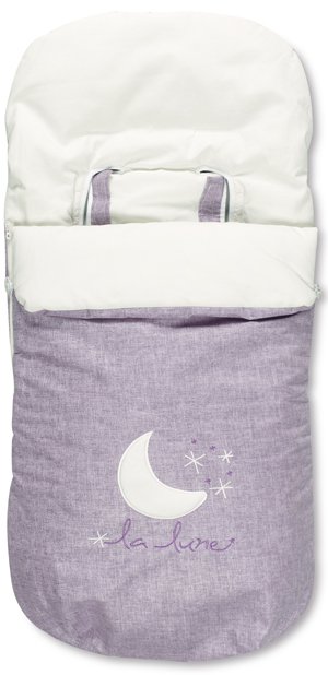 Saco carro La Lune Branco e Lila