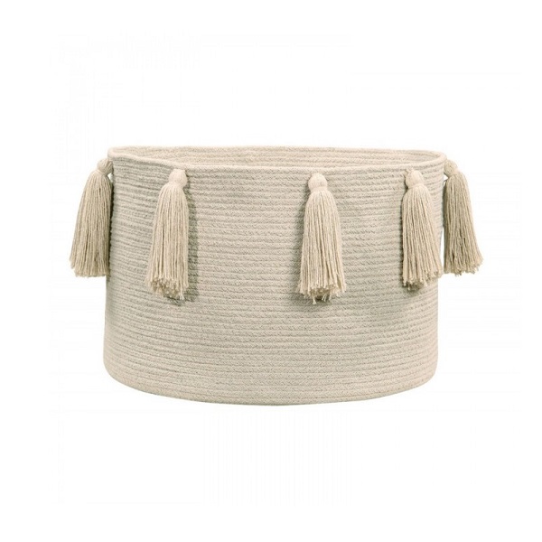Cesta Tassels Natural de Lorena Canals