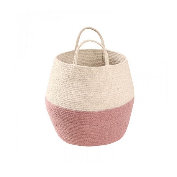 Cesta Zoco Ash Rose Natural de Lorena Canals
