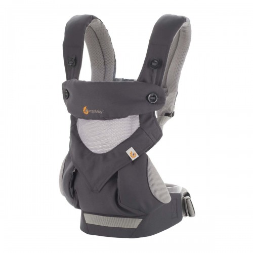 Mochila Portabebés Ergobaby 360 Cool Air cinza/carvão