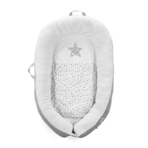 Ninho de Colecho Jané Growing Baby Nest Jane - Stars cor cinza
