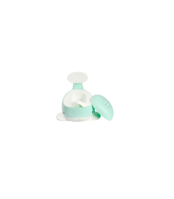 Olmitos Orinale Vasino Per Bambini Auto A Forma Di Macchinina - Menta Con Adattatore WC - 2