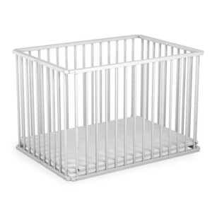 Parque para bebes Madeira plegable AT4 - Blanco