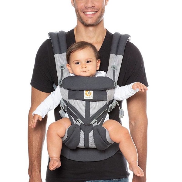 Mochila Portabebes Ergobaby Omni 360 Cool Air - Carbon Grey - Image 2