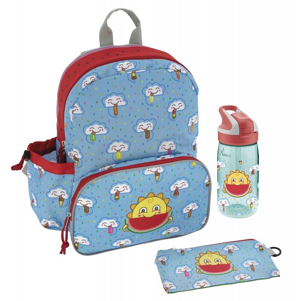 Mochila Infantil Grande 3 anos e garrafa Tritan Laken - Freskito