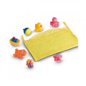 Kit Brinquedos de Banho com Rede Jane