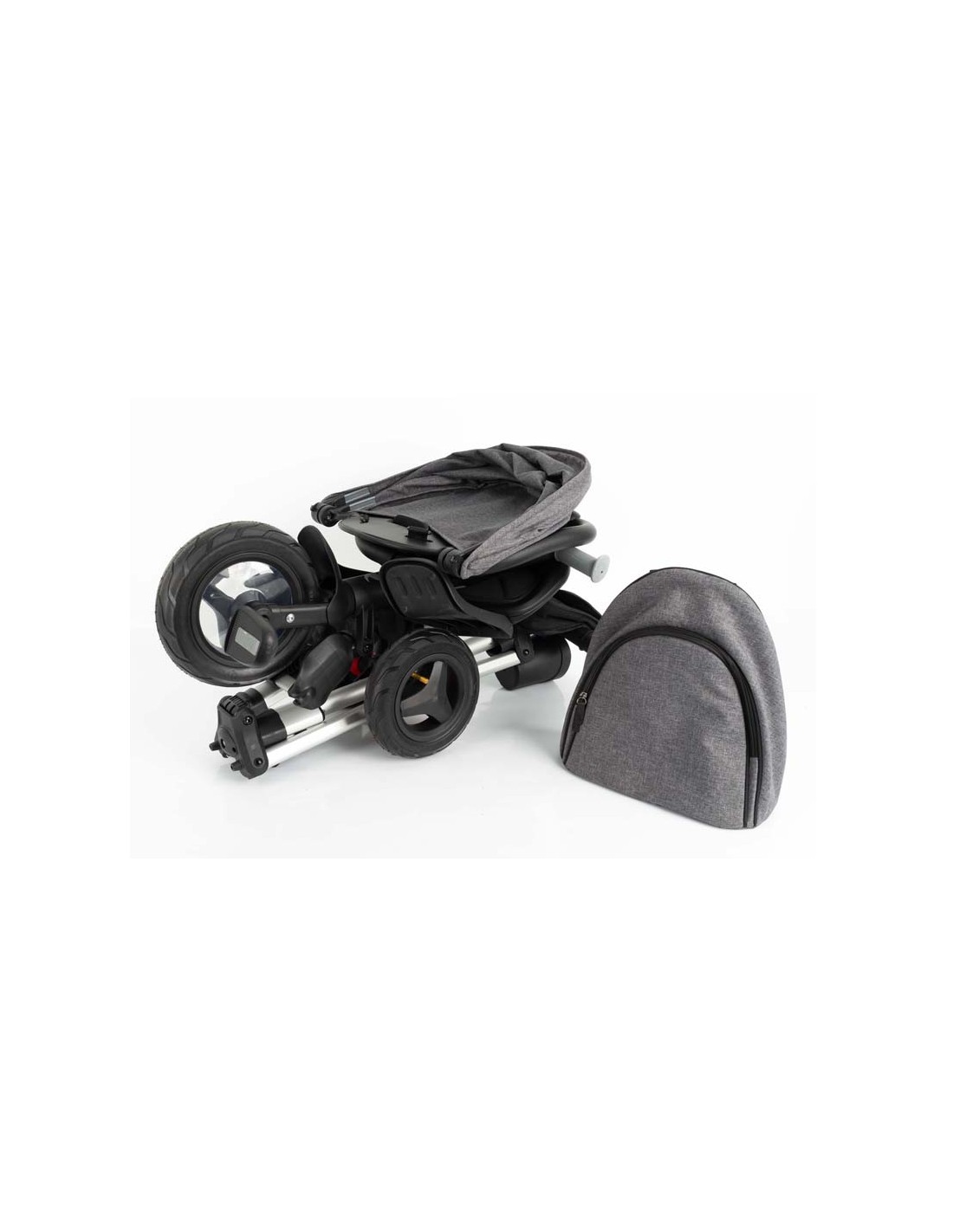Triciclo Evolutivo Qplay Nova + Cinza - Image 3