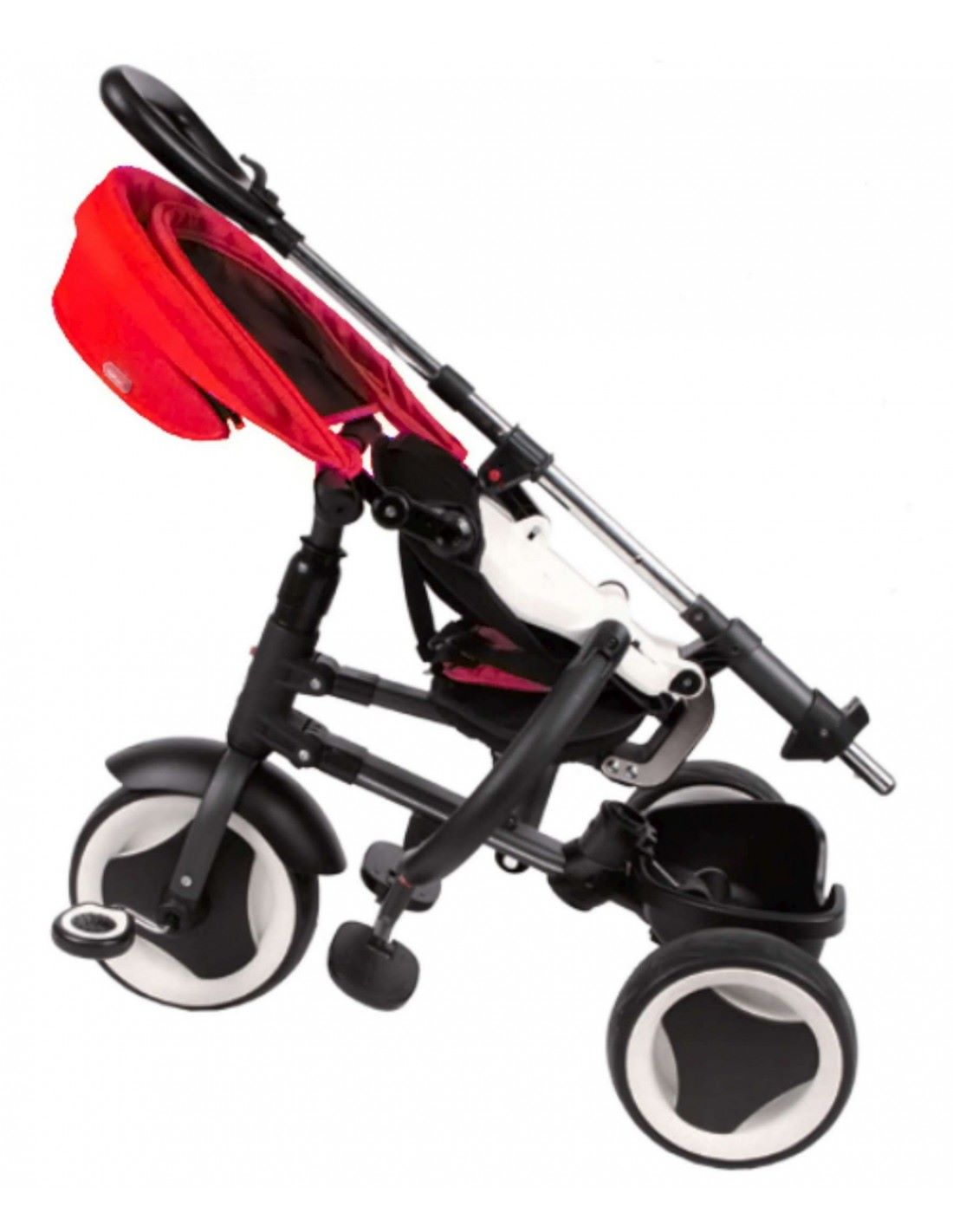 Triciclo QPlay Rito dobrável Vermelho - Image 3